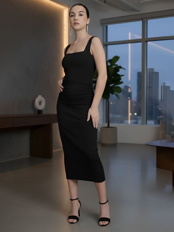 Sleeveless Bodycon Midi Dress